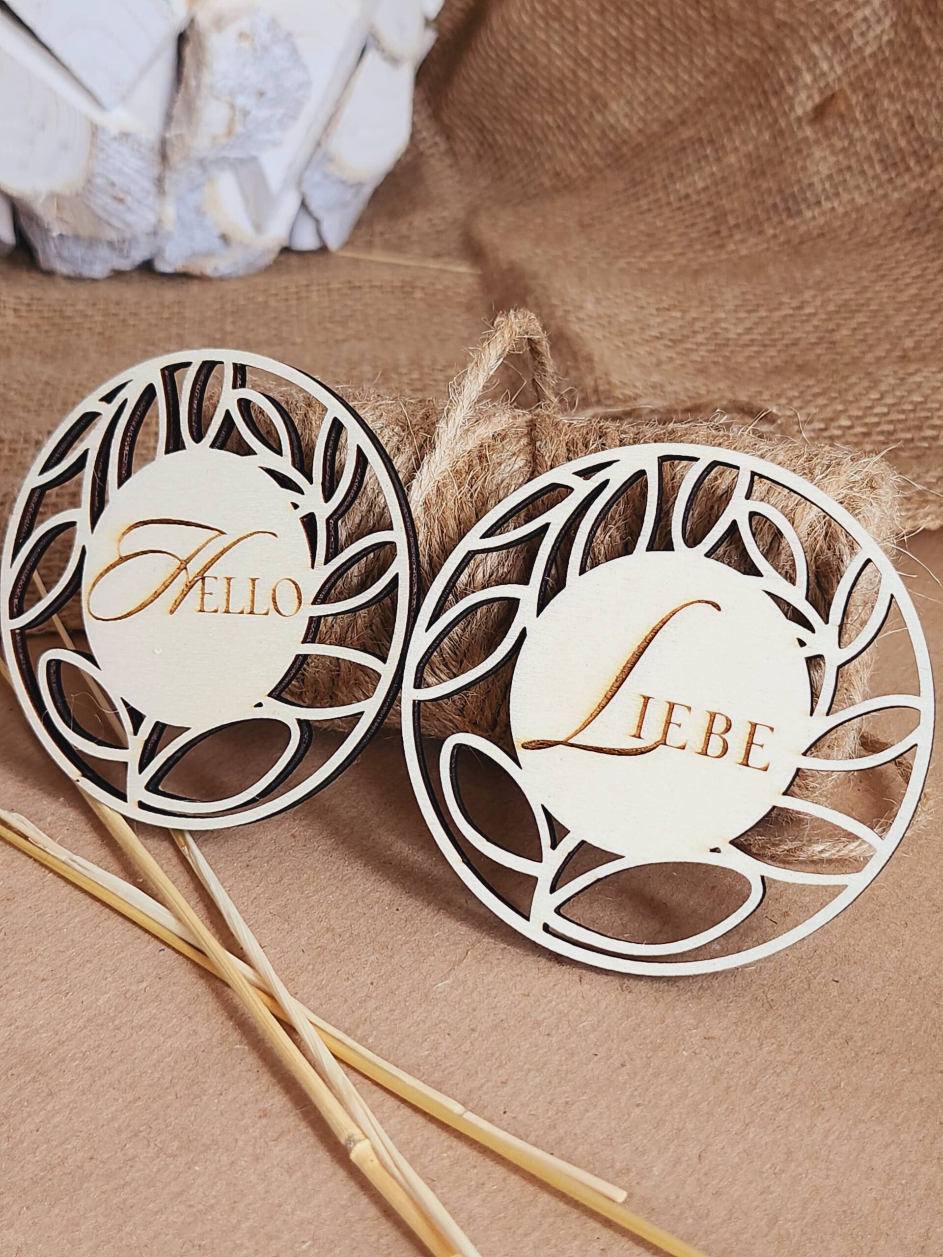 Deco artikel personalisierte geschenke holz hochzeit