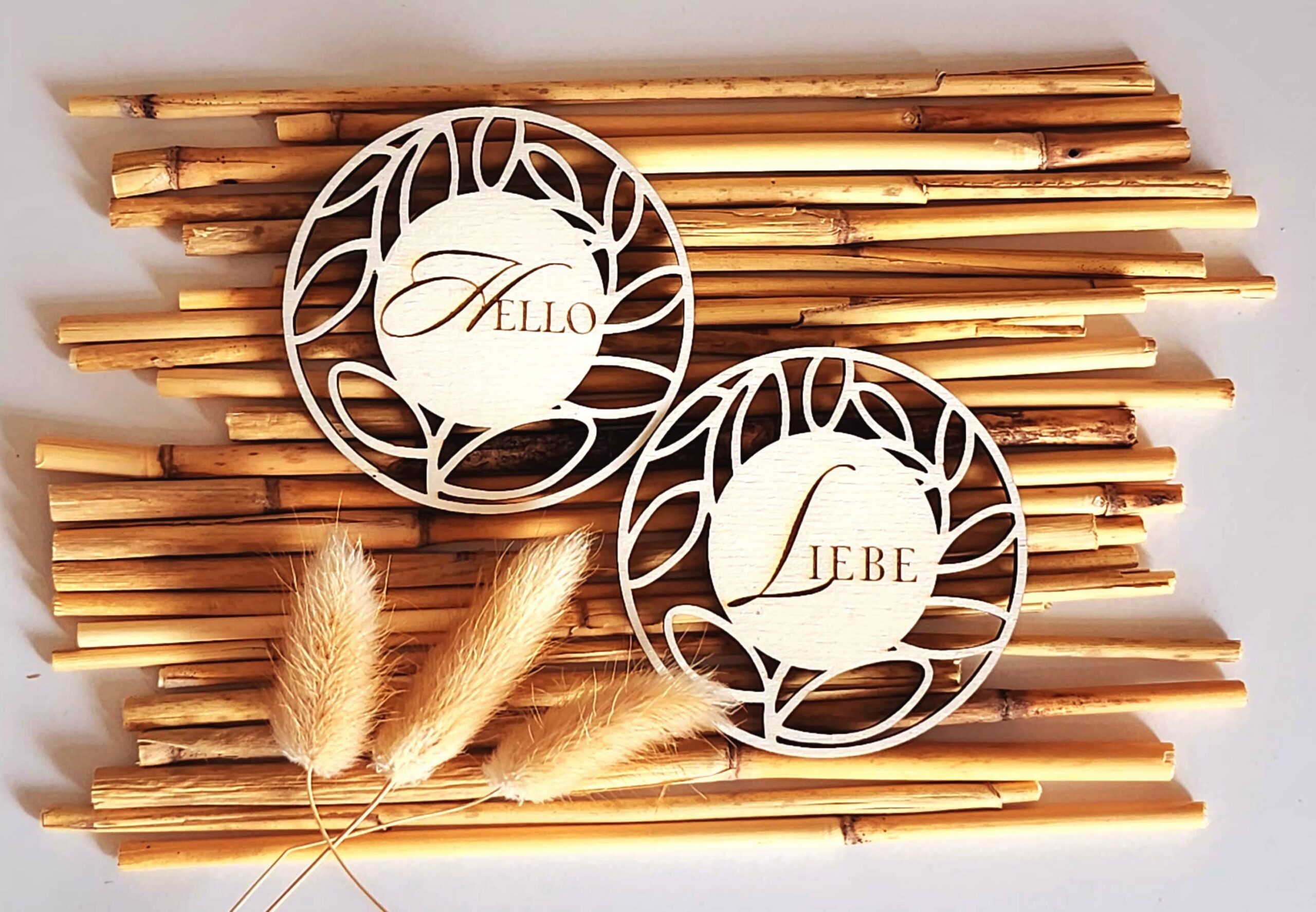 Deco holz Hochzeit married