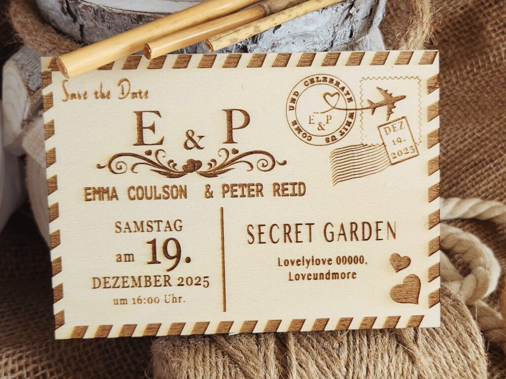 "Personalisierte Hochzeitseinladung, Boda Invitación Tarjeta de invitación Grabado en madera Postal de madera Diseño rústico Elegante Flores Amor Compromiso Boda única Original Artesanal Detalle especial Hochzeit Einladung Einladungskarte Holzgravur Postkarte aus Holz Rustikales Design Elegant Blumen Liebe Verlobung Einzigartige Hochzeit Originell Handgefertigt Besonderes Detail "