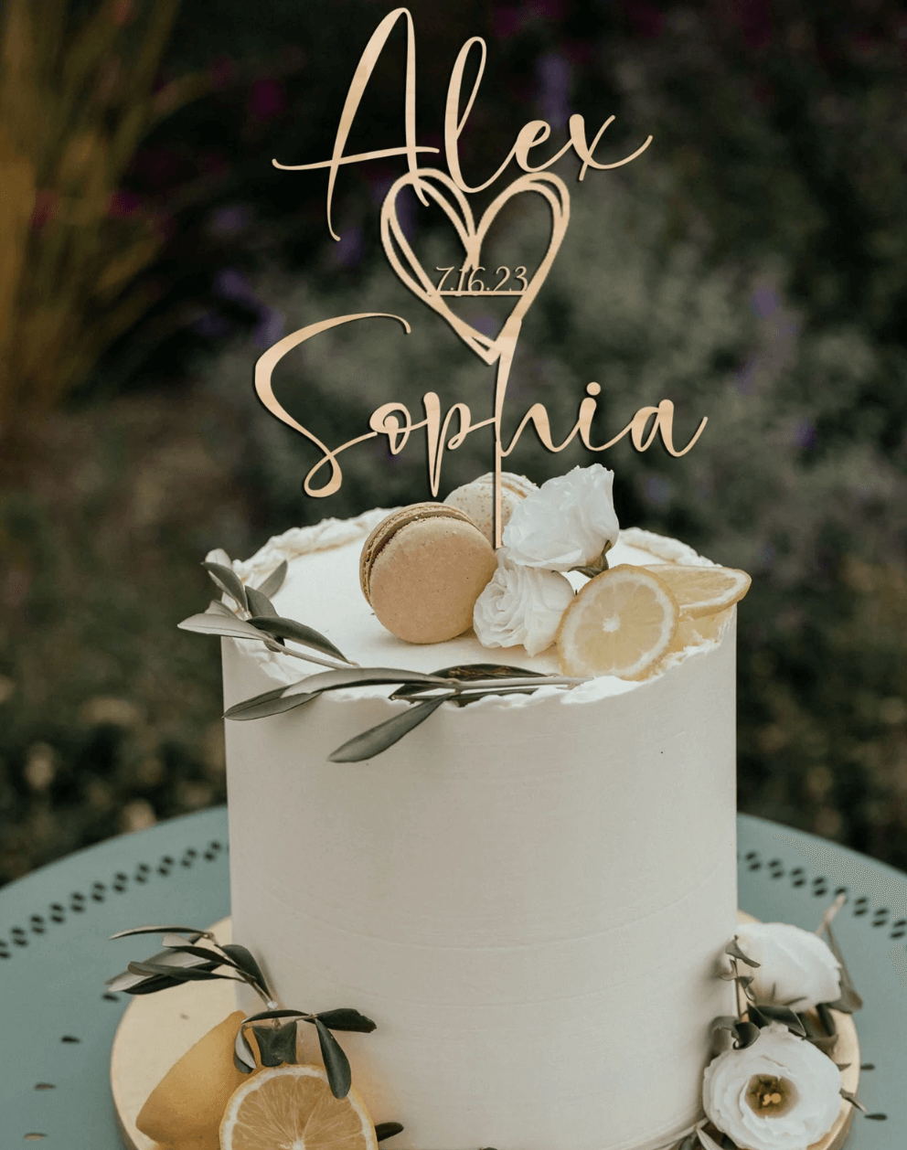 Cake Toppers: Personalisierte Hochzeitstorten-Deko