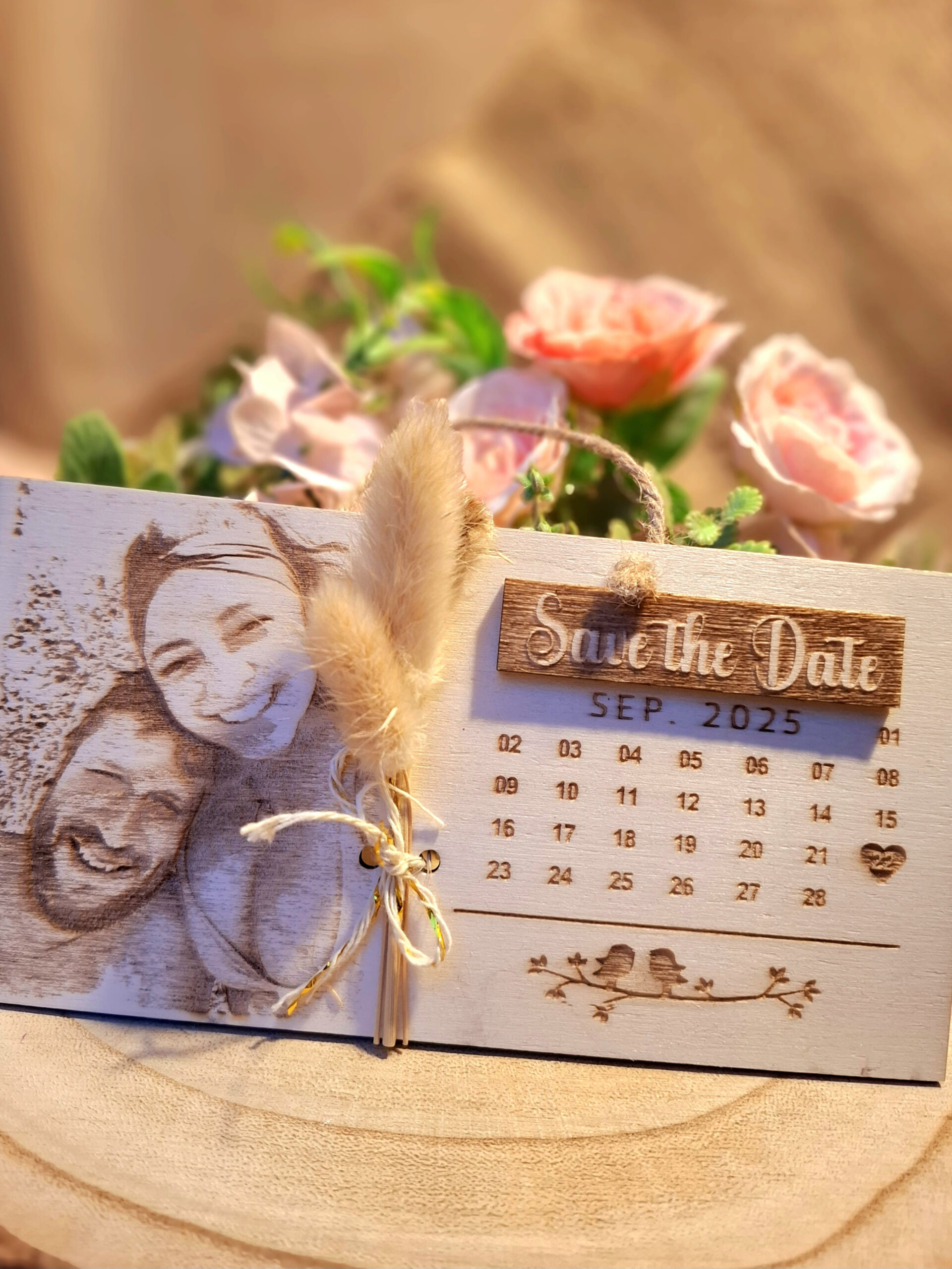 Einladungskarten aus Holz für Hochzeiten, personalisierte und nachhaltige Einladungskarten für dein Event